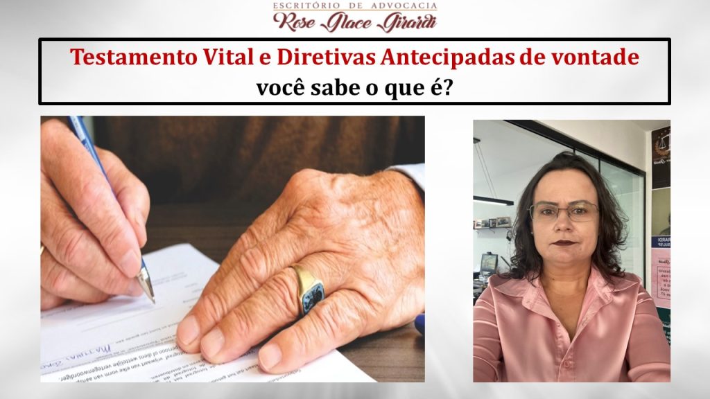 Testamento vital e DAV-Diretivas antecipadas de vontade